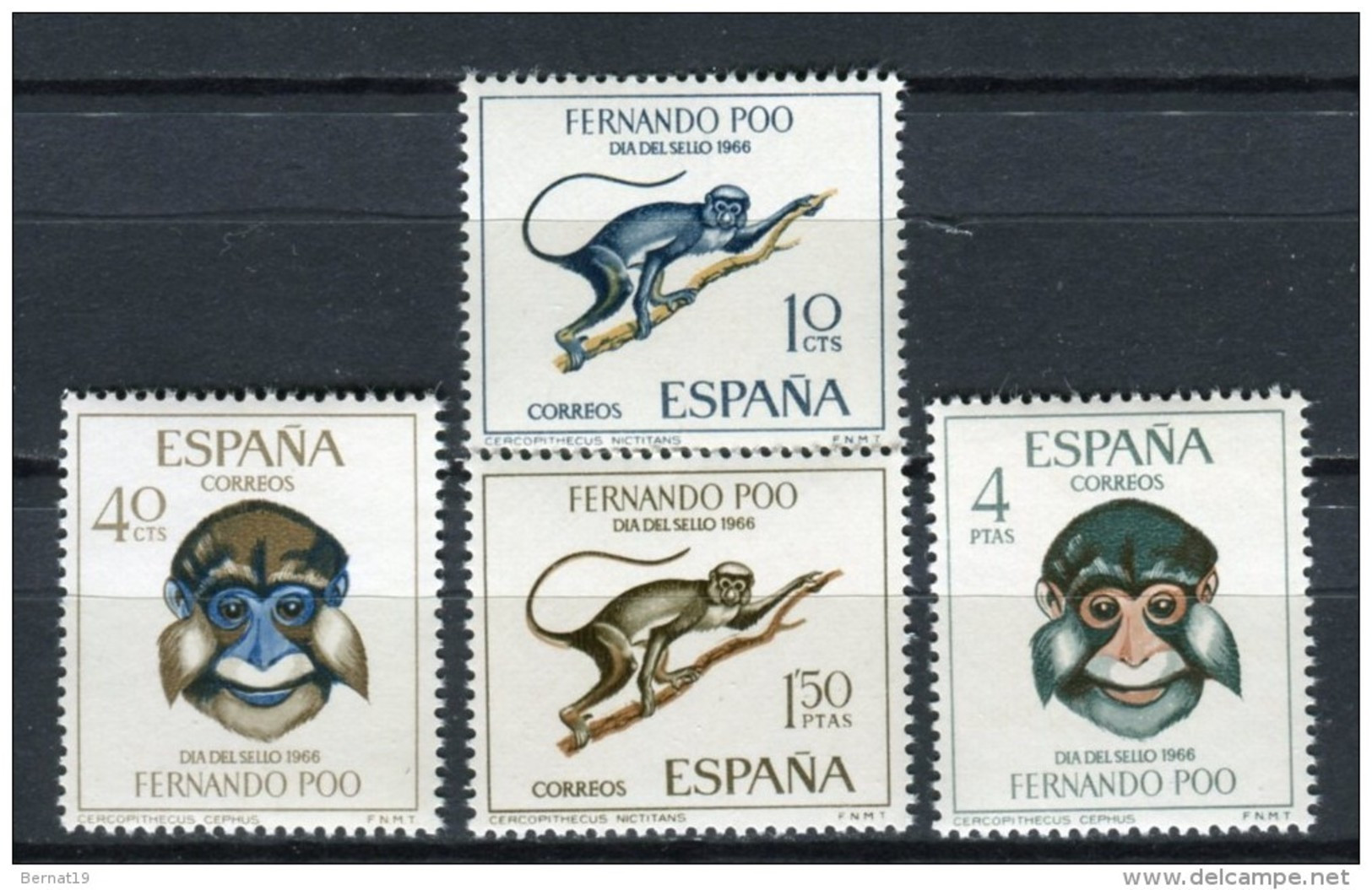 Fernando Poo 1966. Edifil 251-54 ** MNH. - Fernando Po