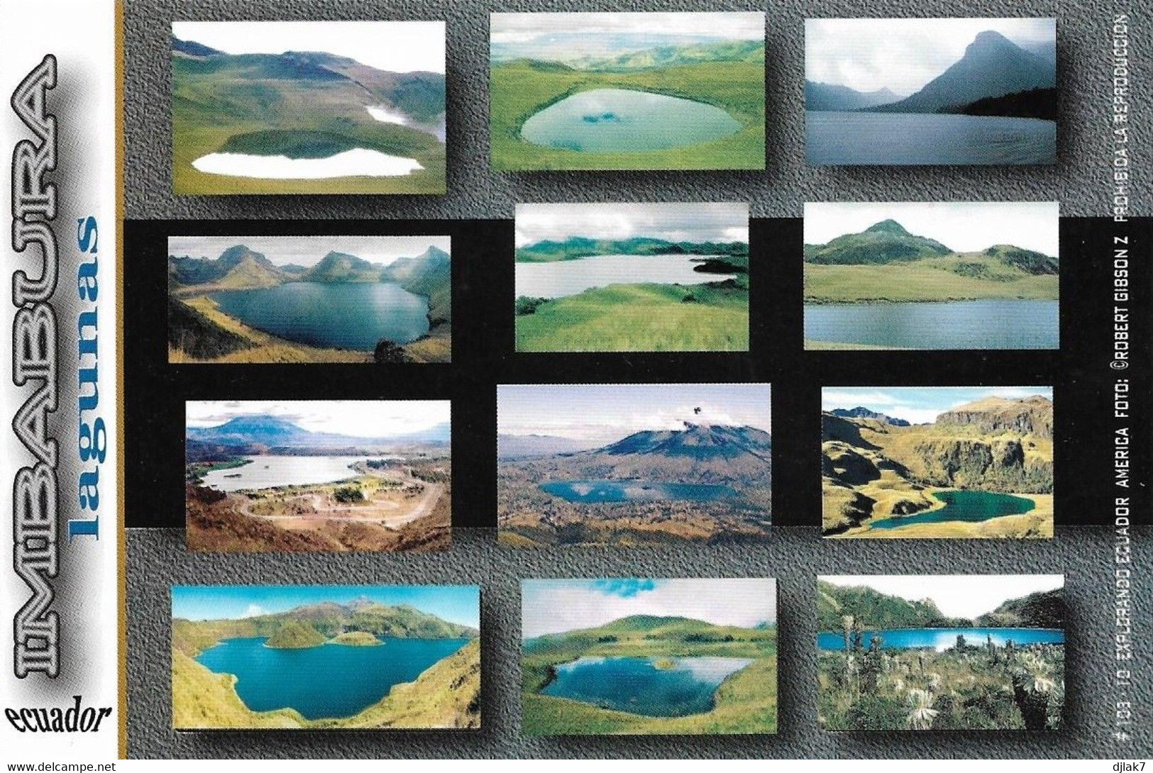 Equateur Lagunas De Imbabura Andes Ecuatorianos America (Carte Vierge) - Ecuador