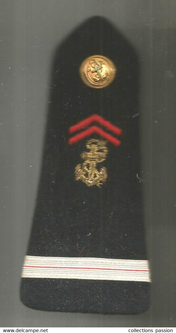 Militaria , épaulette , Grade , Bouton ,marine , Frais Fr 2.25 E - Ecussons Tissu