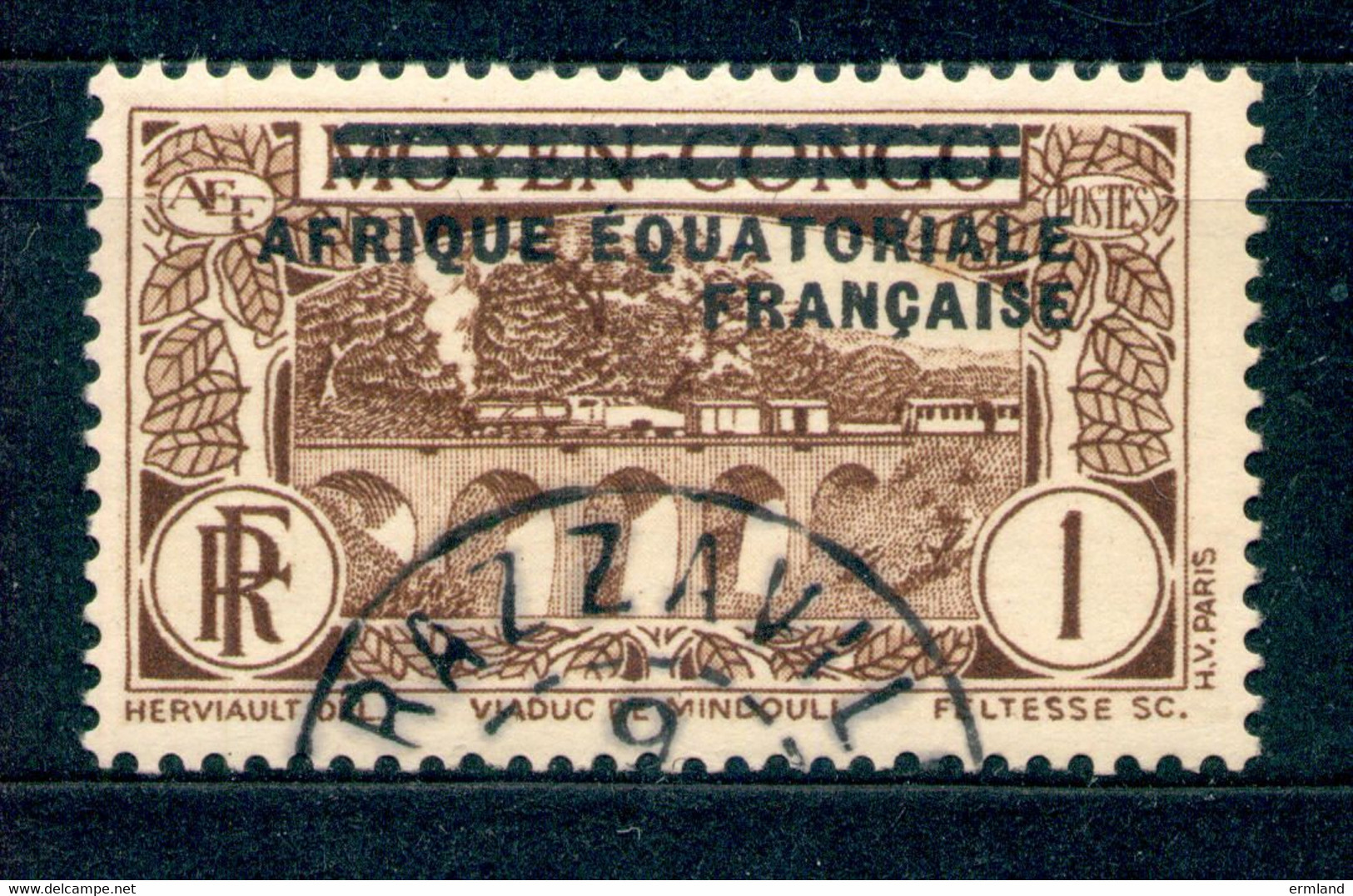 A.E.F. Afrique Equatoriale Francaise 1936 - Michel 11 O - Gebraucht