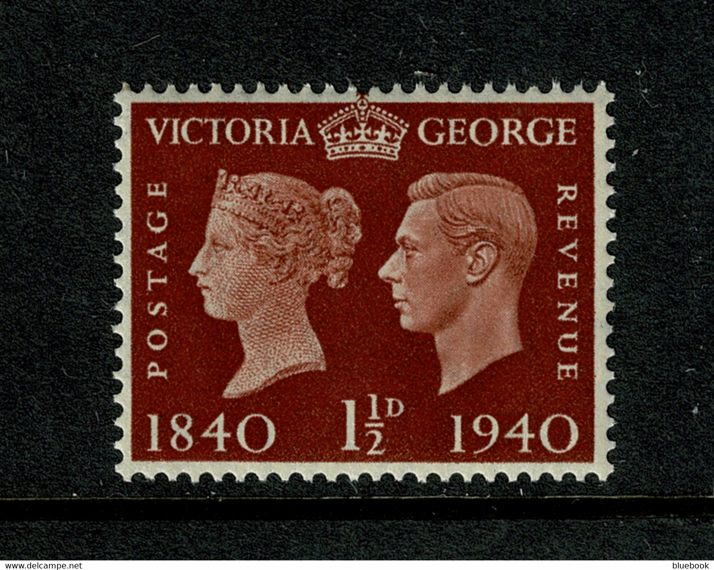 Ref 1476 - GB KGVI 1940 - 2 X Centenary MNH Stamps 1/2d & 1 1/2d - Ungebraucht