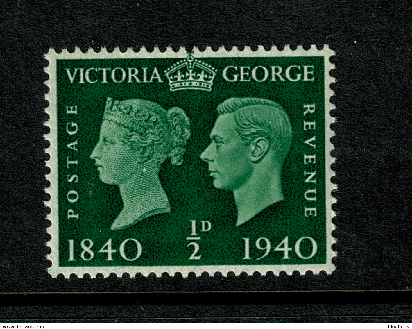 Ref 1476 - GB KGVI 1940 - 2 X Centenary MNH Stamps 1/2d & 1 1/2d - Ungebraucht