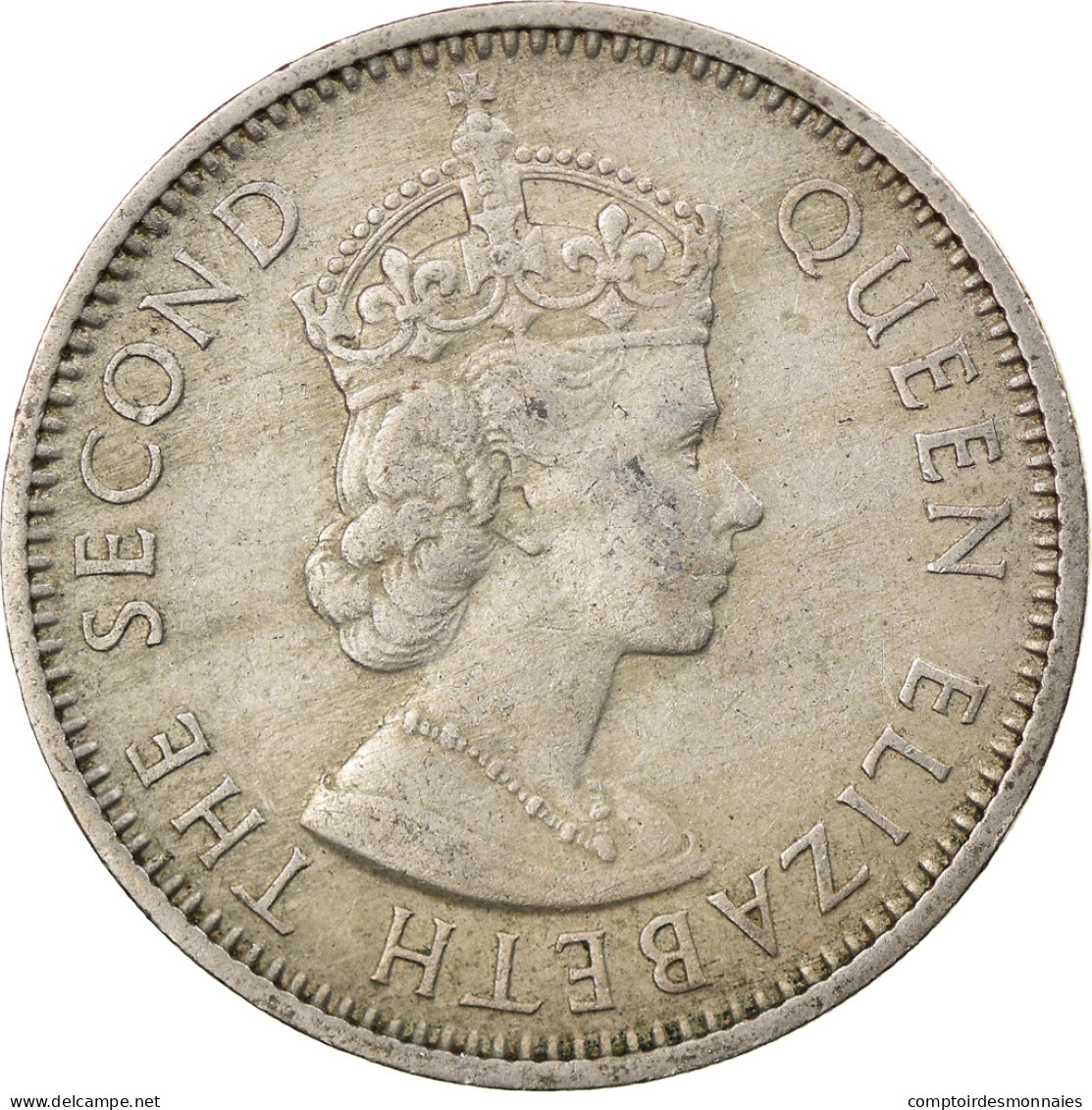 Monnaie, Nigéria, Elizabeth II, Shilling, 1959, TTB, Copper-nickel, KM:5 - Nigeria