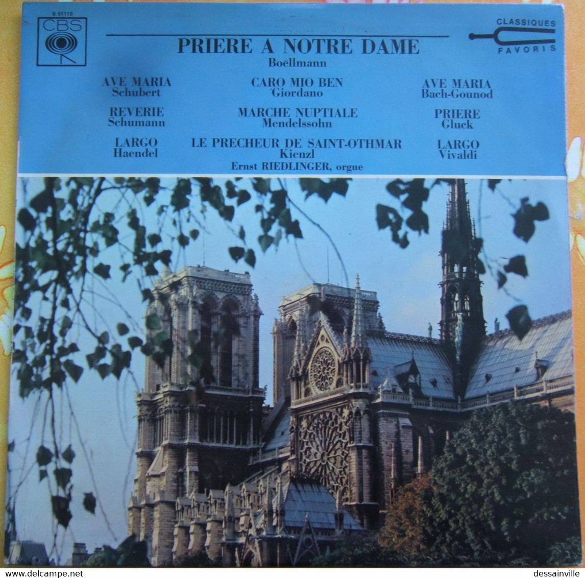 Pochette Seule - PRIERE A NOTRE DAME DE PARIS - Toebehoren En Hoezen