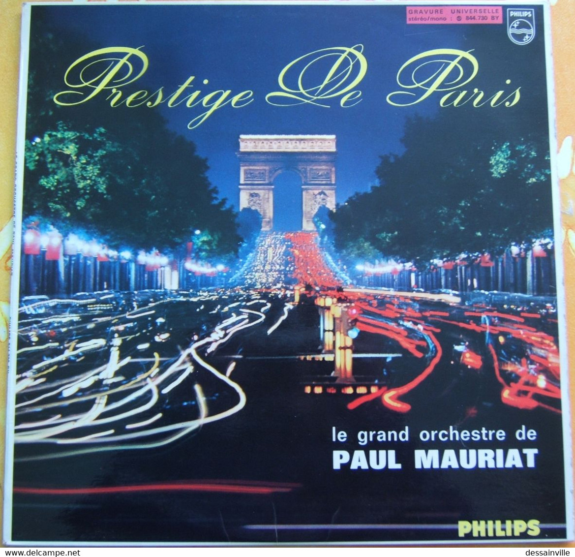 Pochette Seule - PRESTIGE DE PARIS - ARC DE TRIOMPHE LA NUIT - Toebehoren En Hoezen