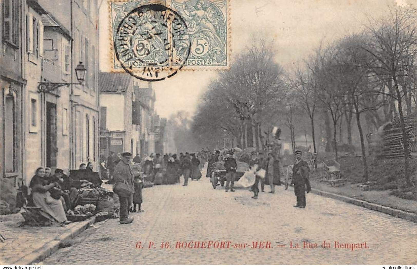 Rochefort Sur Mer       17       Rue Des Remparts.   Le Marché   (voir Scan) - Rochefort