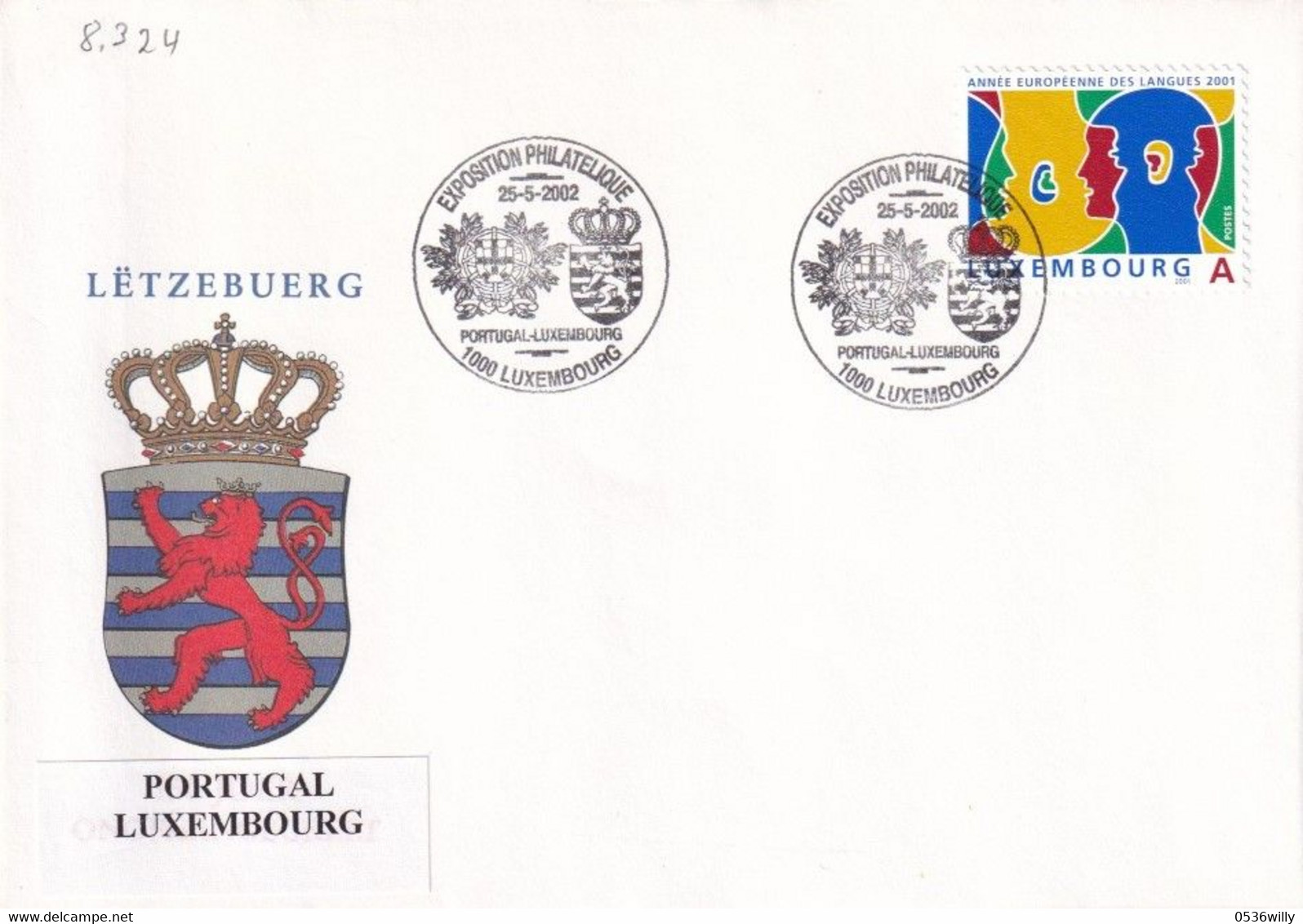 Luxembourg - Expo Phil. Portugal-Luxembourg (8.324) - Storia Postale