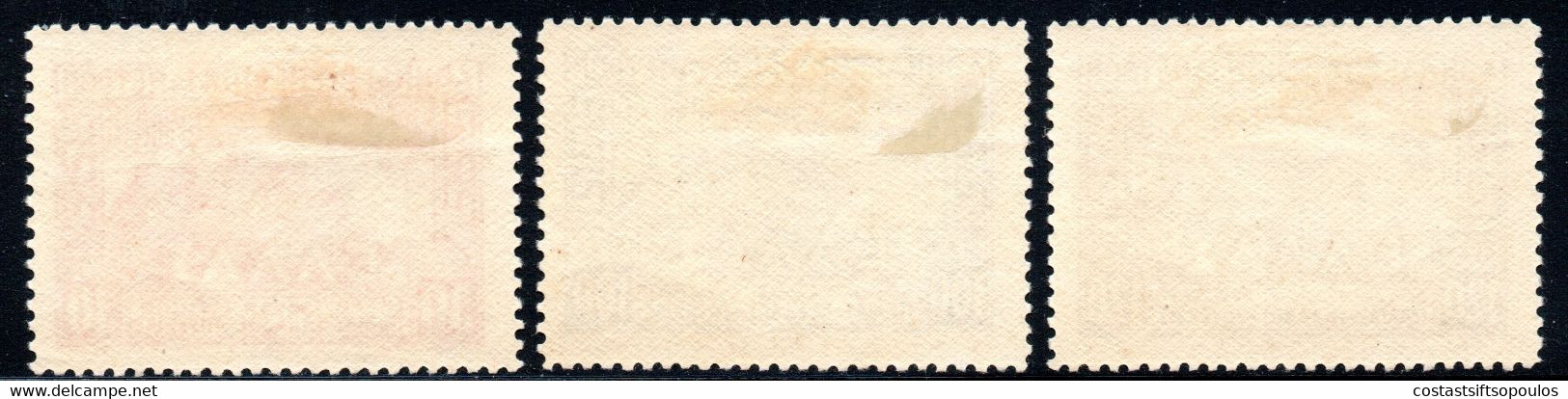 90.GREECE,1933 ZEPPELIN #5-7 M.H. - Other & Unclassified