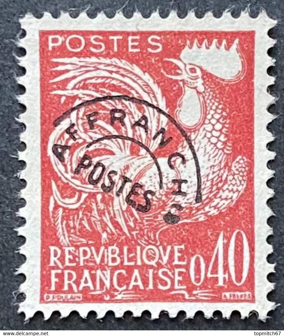 FRAPO121MNH - Pre-cancelled Stamp Type Coq Gaulois 40 C MNH Stamp 1960 - France YT PO 121 - 1953-1960