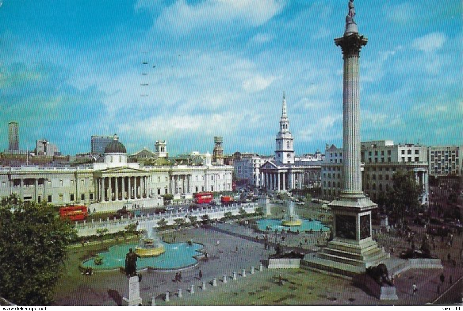 London - Londres - Trafalgar Square And National Gallery - Trafalgar Square