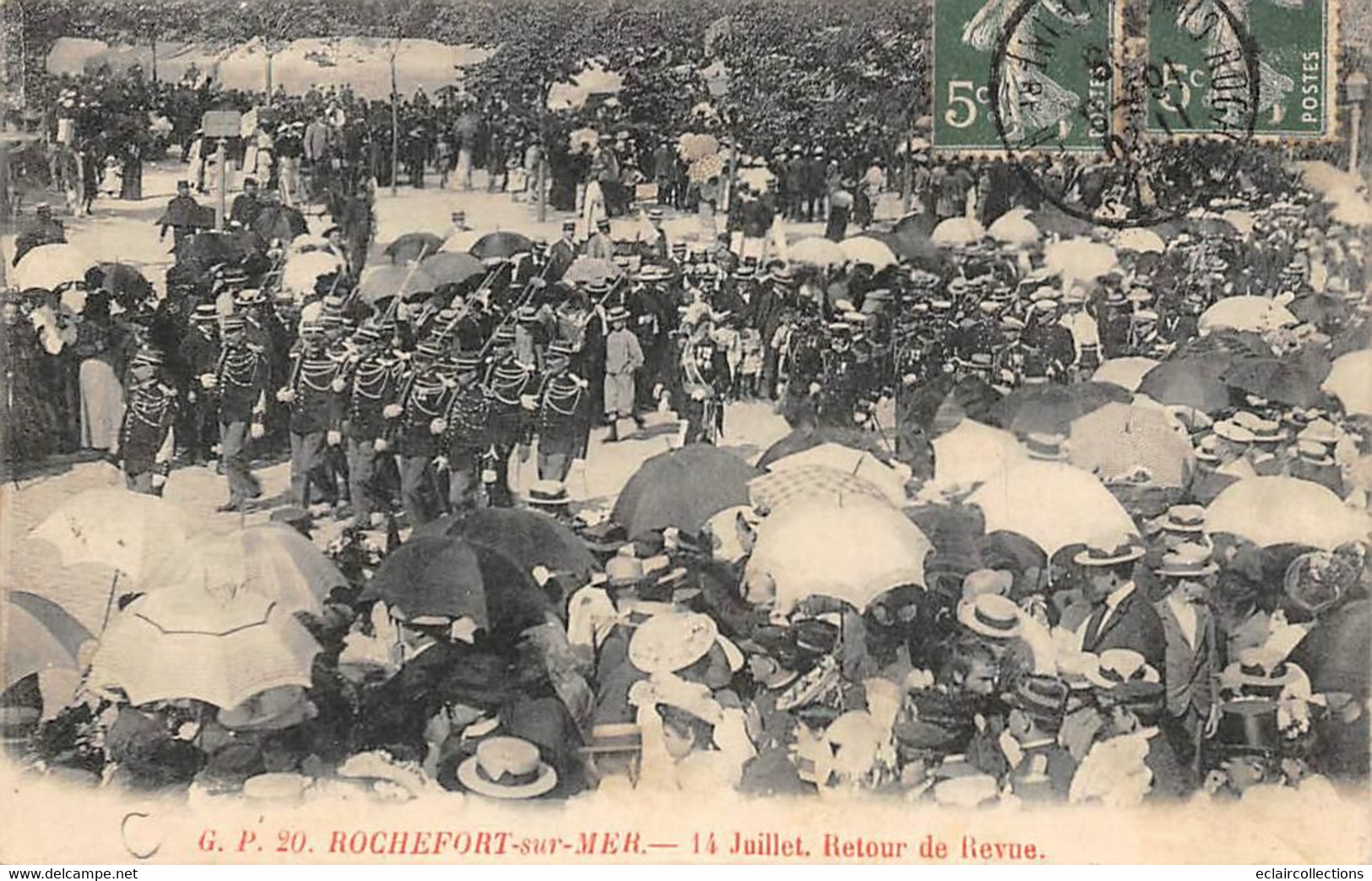 Rochefort Sur Mer       17          14 Juillet. Retour De Revue          (voir Scan) - Rochefort