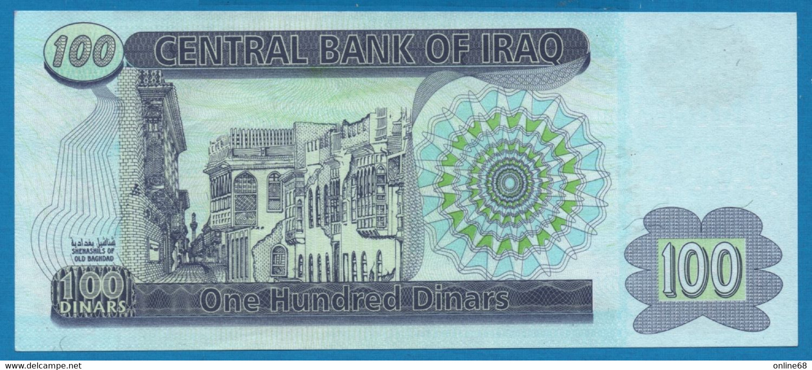 IRAQ 100 Dinars 2002  P# 87 Saddam Hussein - Iraq