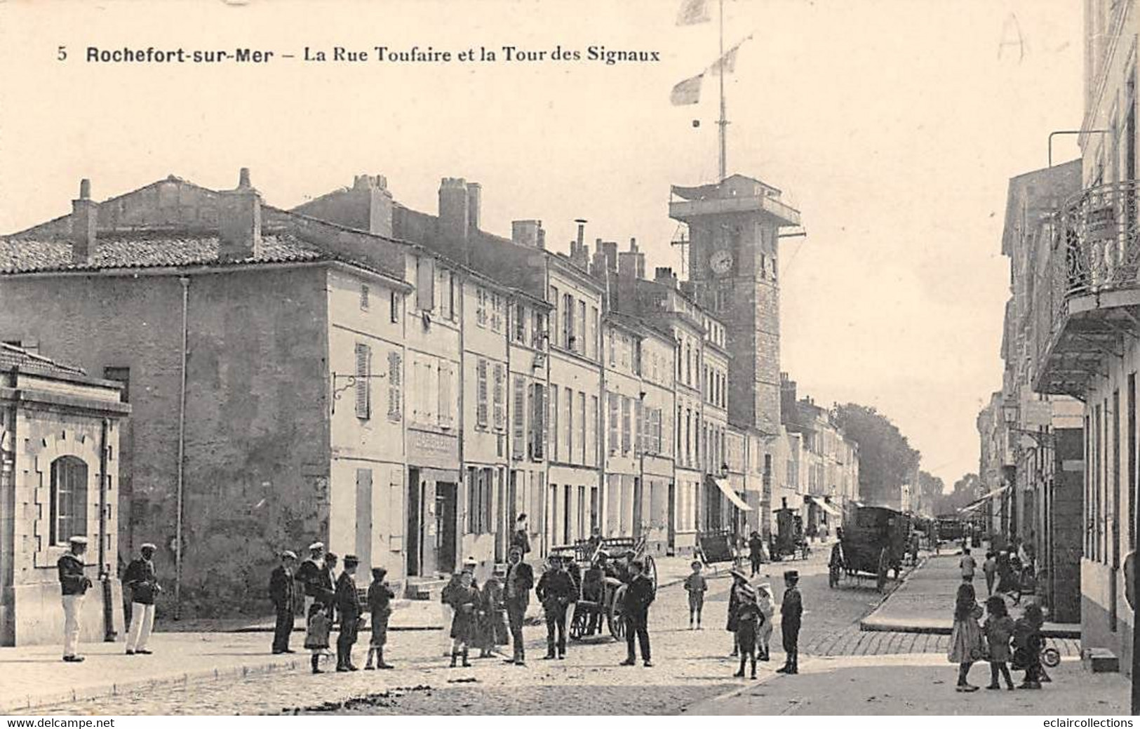 Rochefort Sur Mer       17         Rue Toufaire Et Tour Des Signaux       (voir Scan) - Rochefort