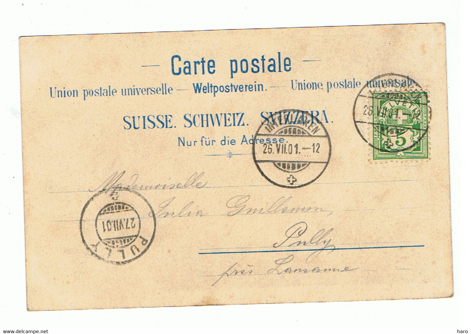 Reichenbachfälle - Meyringen BE- Funiculaire ( Suisse ) 1901 (617) Fr91 - Reichenbach Im Kandertal