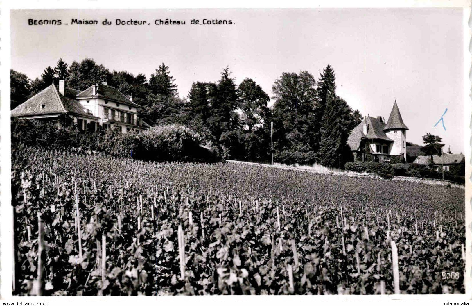 Begnins - Maison Du Docteur, Chateau De Cottens (9068) * 21. 6. 1966 - Cottens