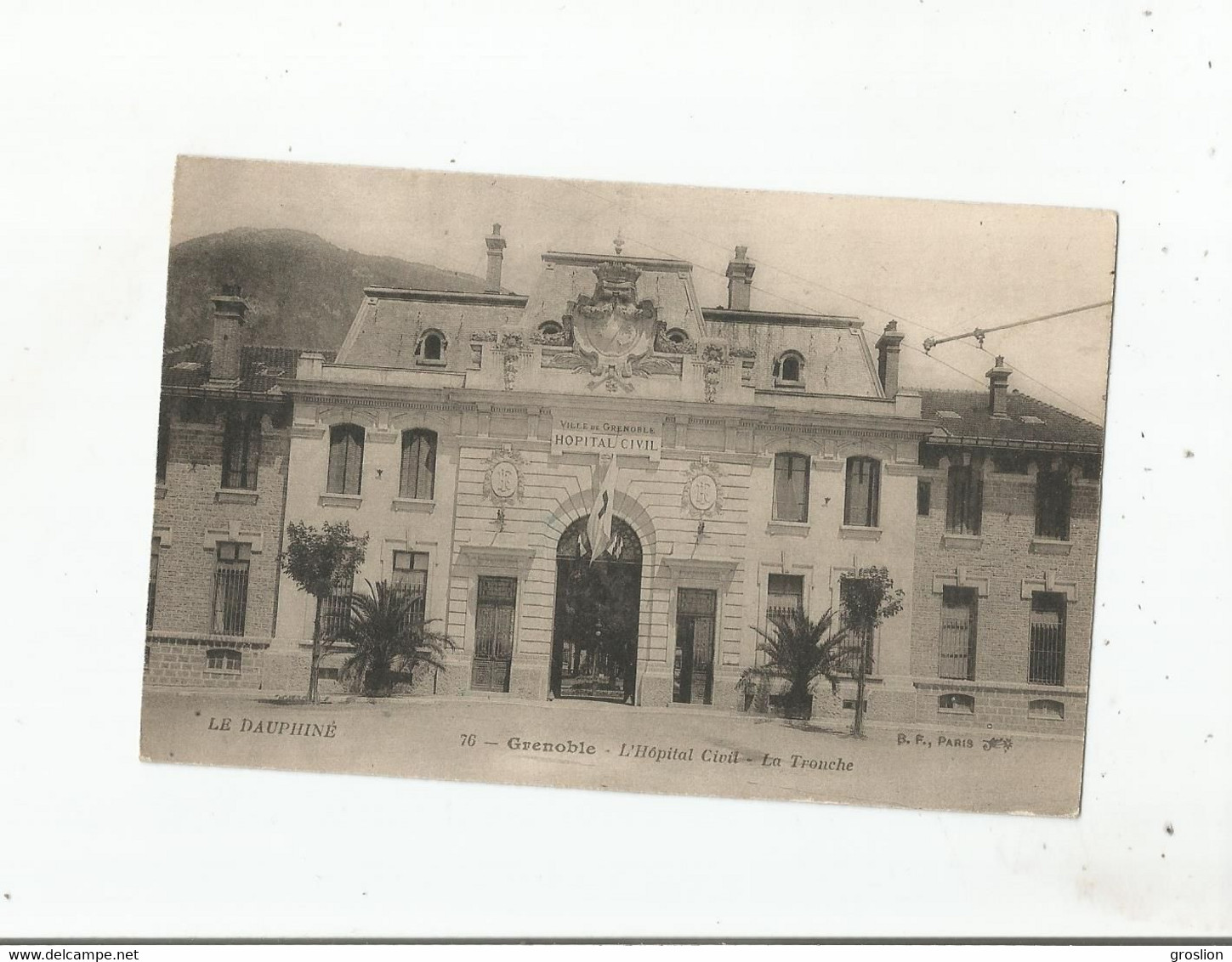 L'HOPITAL CIVIL LA TRONCHE 76 GRENOBLE - La Tronche