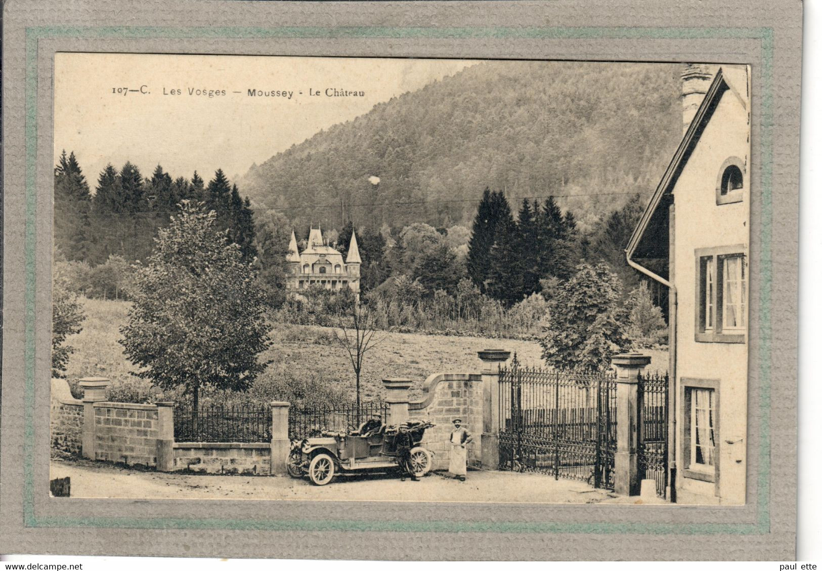 CPA - (88) MOUSSEY - Aspect Du Château En 1915 - Moussey