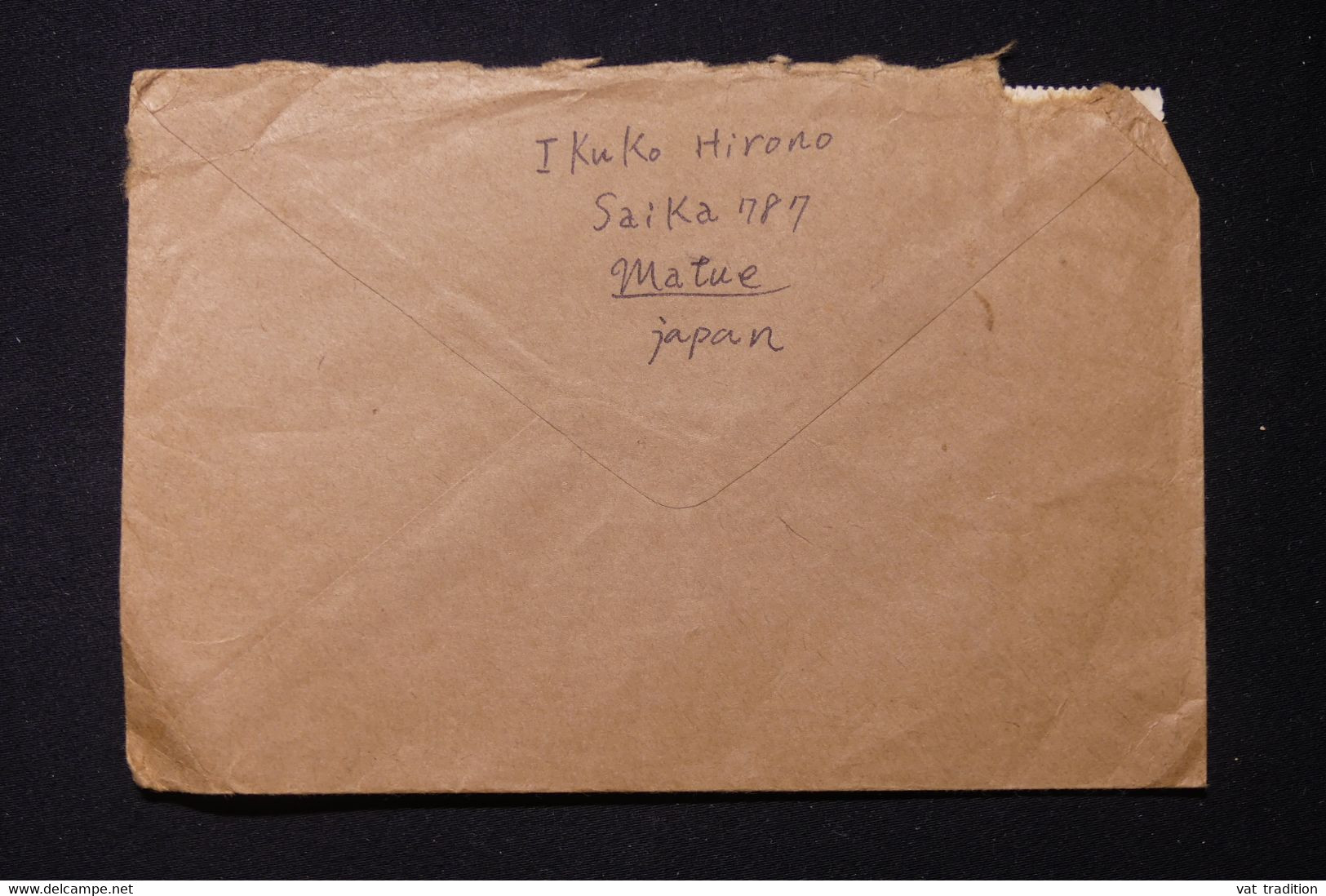 JAPON - Enveloppe De Matsue Pour La France En 1953, Affranchissement Varié - L 89990 - Brieven En Documenten