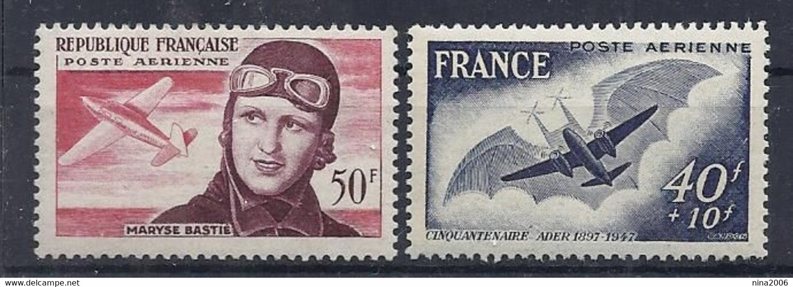 Francia/France/Frankreich 1946 Posta Aerea / Flugpost / Poste Aerienne - Autres & Non Classés