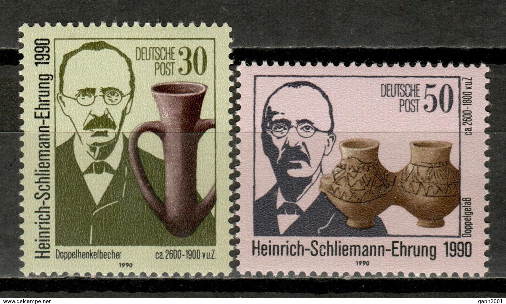 Germany 1990 Alemania / Archeology Heinrich Schliemann MNH Arqueología Archeologie / Cu17718  32-1 - Archaeology