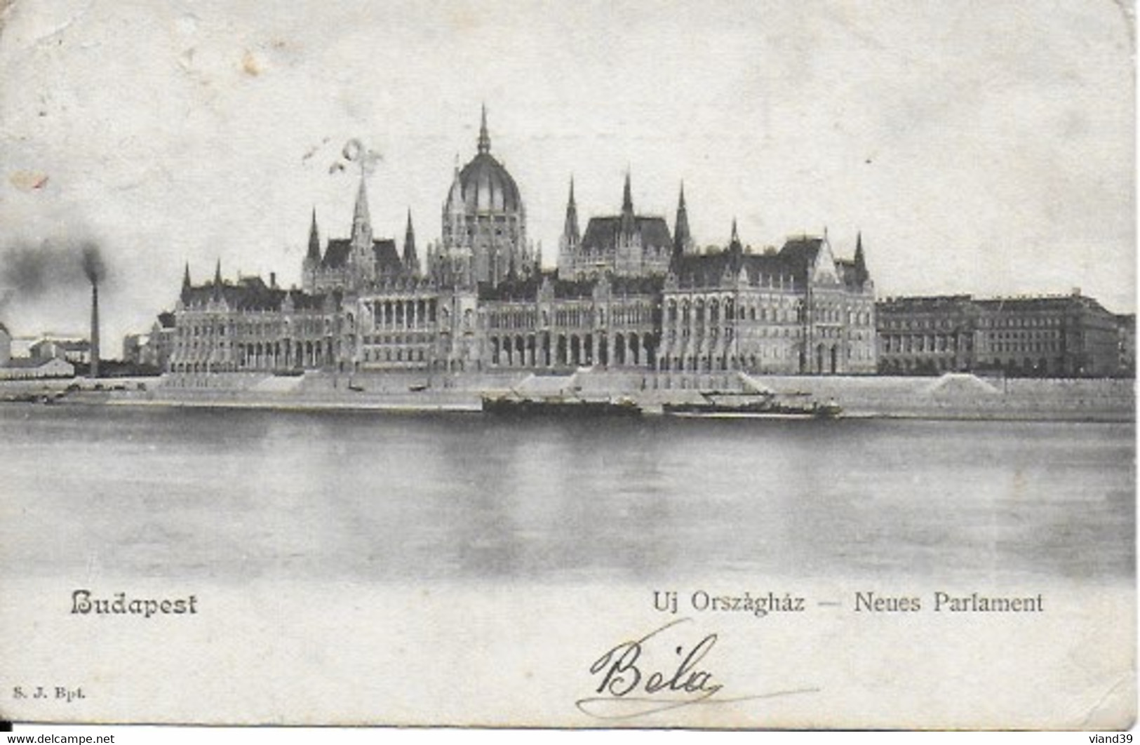 Budapest - Uj Orszaghaz. - Neues Parlament - Ungarn