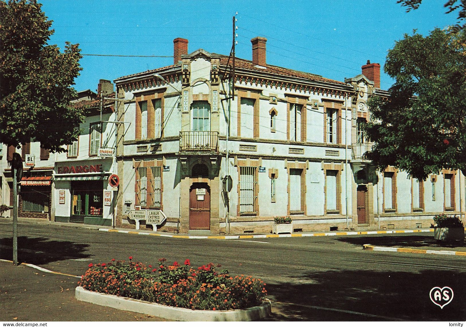 82 Labastide St Pierre Centre Du Village Magasin Commerce Boulangerie  , Cachet Obliteration Labastide 1986 - Labastide Saint Pierre
