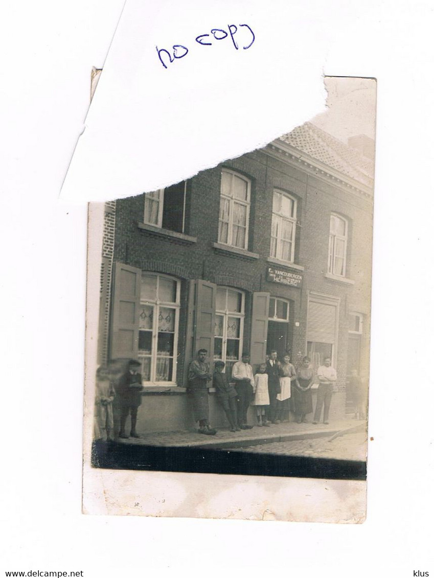 Herenthout Fotokaart Van Coubergen Smid En Velomaker HERBERG UNIEK ZEER ZELDZAAM TOPKAART - Herenthout