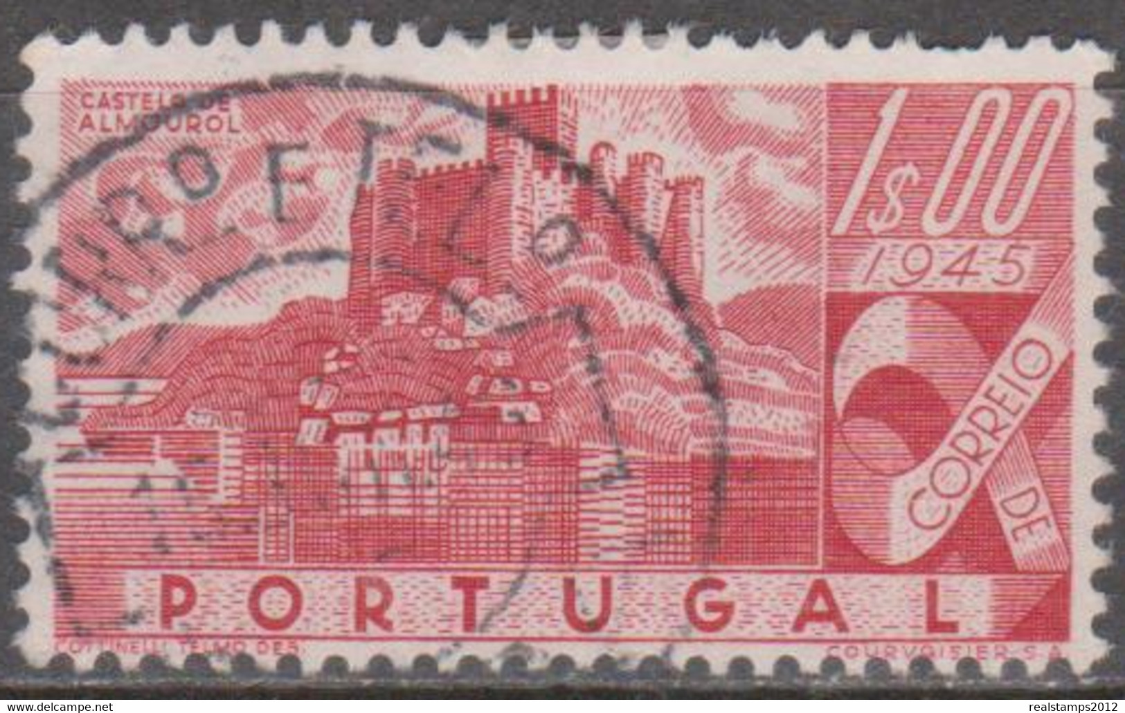 PORTUGAL - 1946,   Castelos De Portugal.  1$00    (o)  MUNDIFIL  Nº 668 - Used Stamps