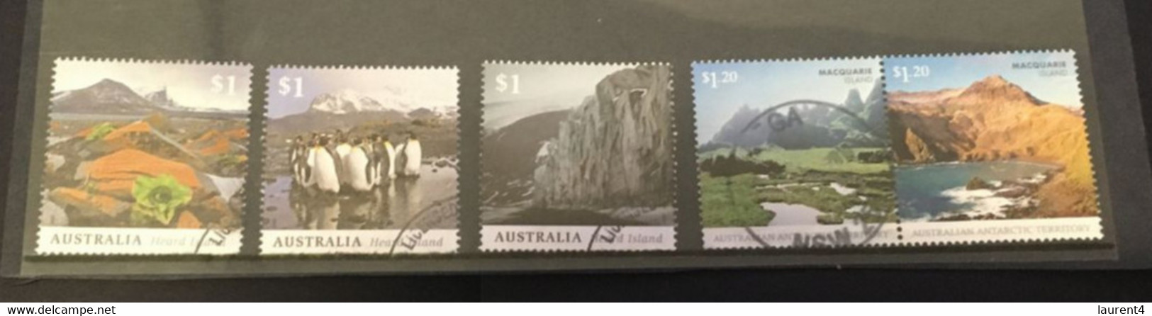 (stamp 1-3-2021) Australia - Antarctic Territory (5 Used Stamps) - Altri & Non Classificati