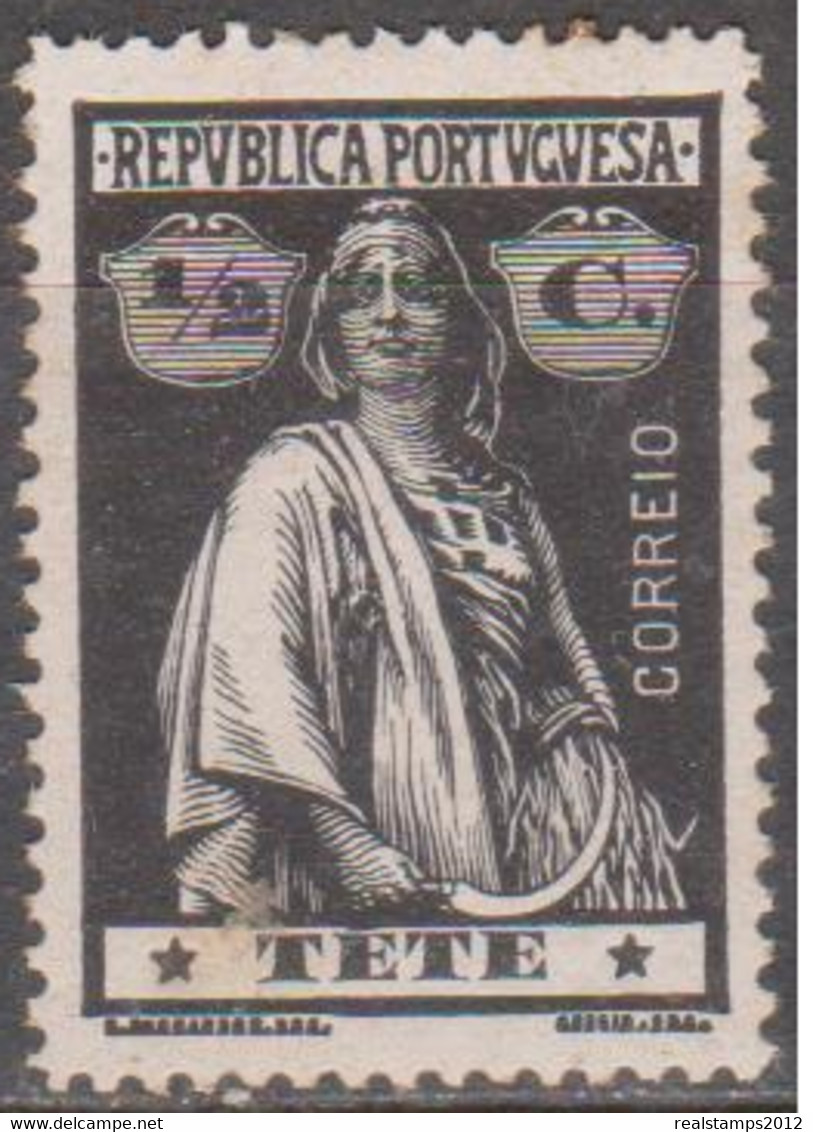 TETE - 1914, Ceres - 1/2 C. (I-I)  Pap. Porcelana Médio   D. 15 X 14   * MH   MUNDIFIL  Nº 26 - Tete