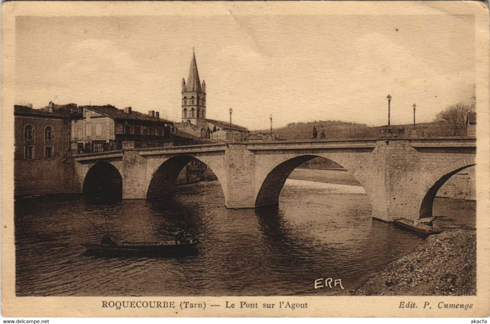 CPA ROQUECOURBE Le Pont Sur L'Agout (1087623) - Roquecourbe