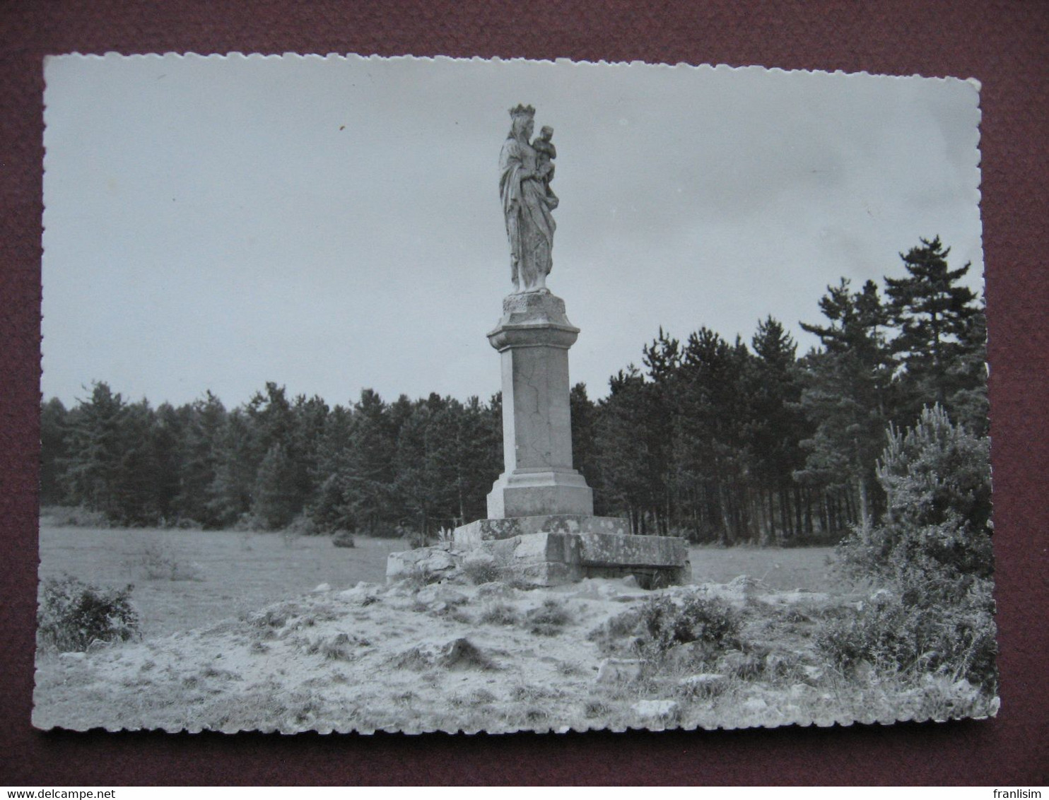 CPA CPSM PHOTO 21 CHENOVE Statue De La Vierge Du Plateau 1960 RARE EN CPSM ? - Chenove