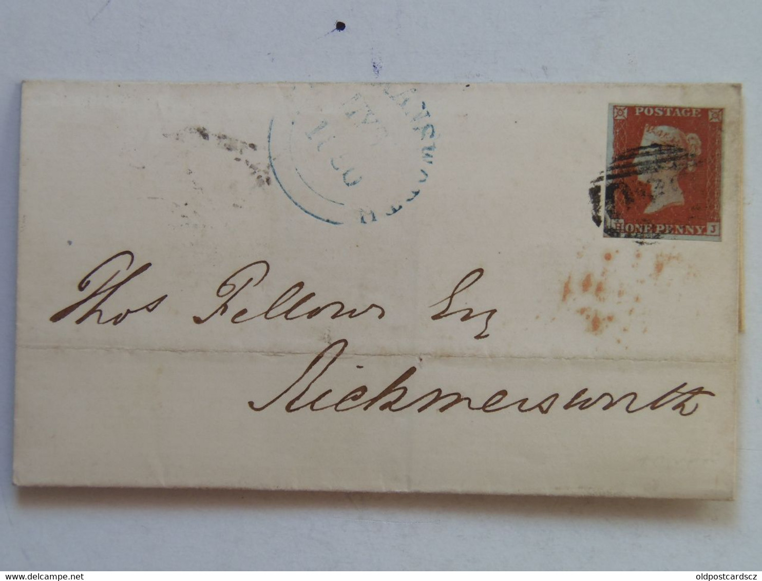 Letter Cover 1850 One Penny - Covers & Documents