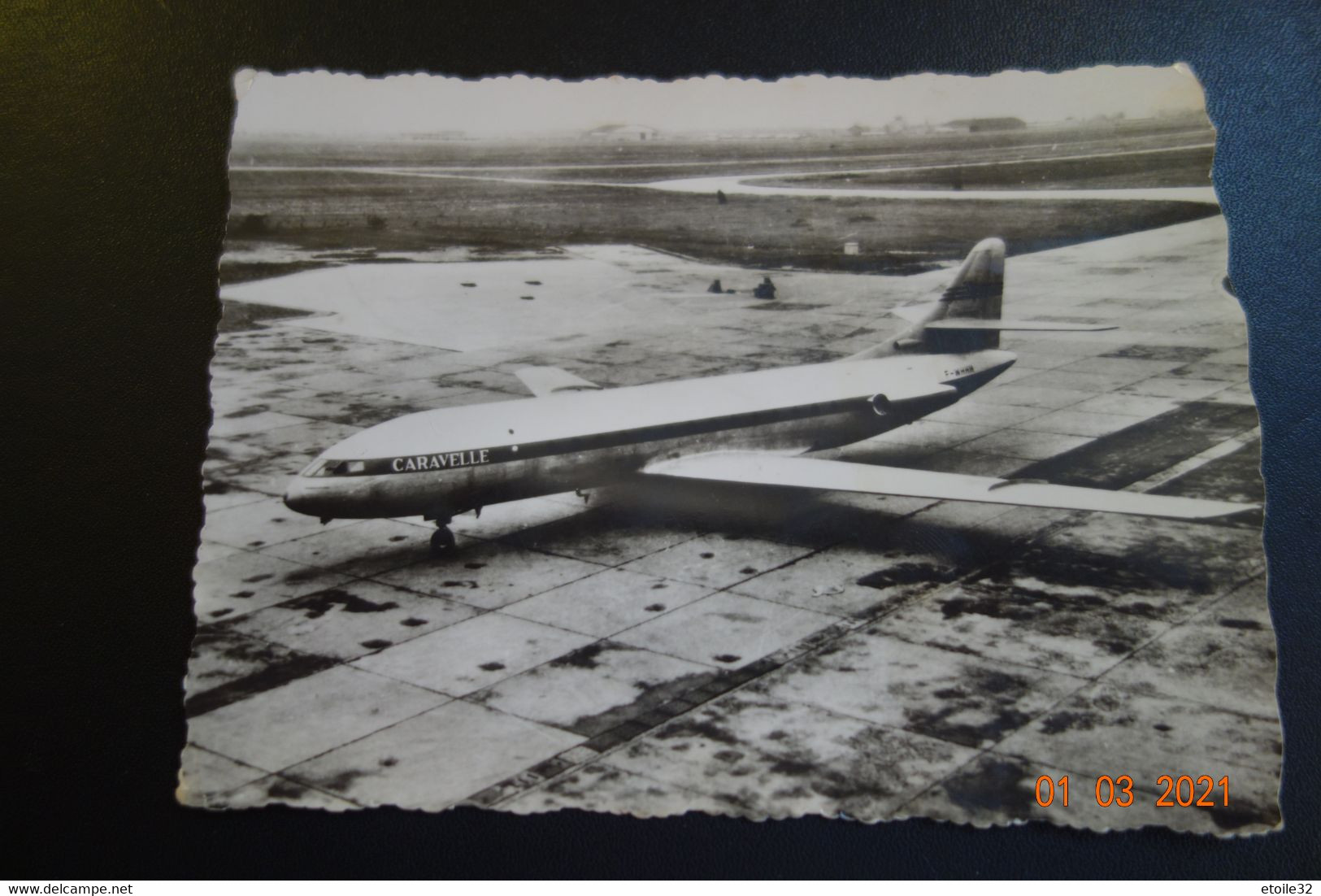 CARAVELLE A MARIGNANE    MARSEILLE 1958 - Flugzeuge