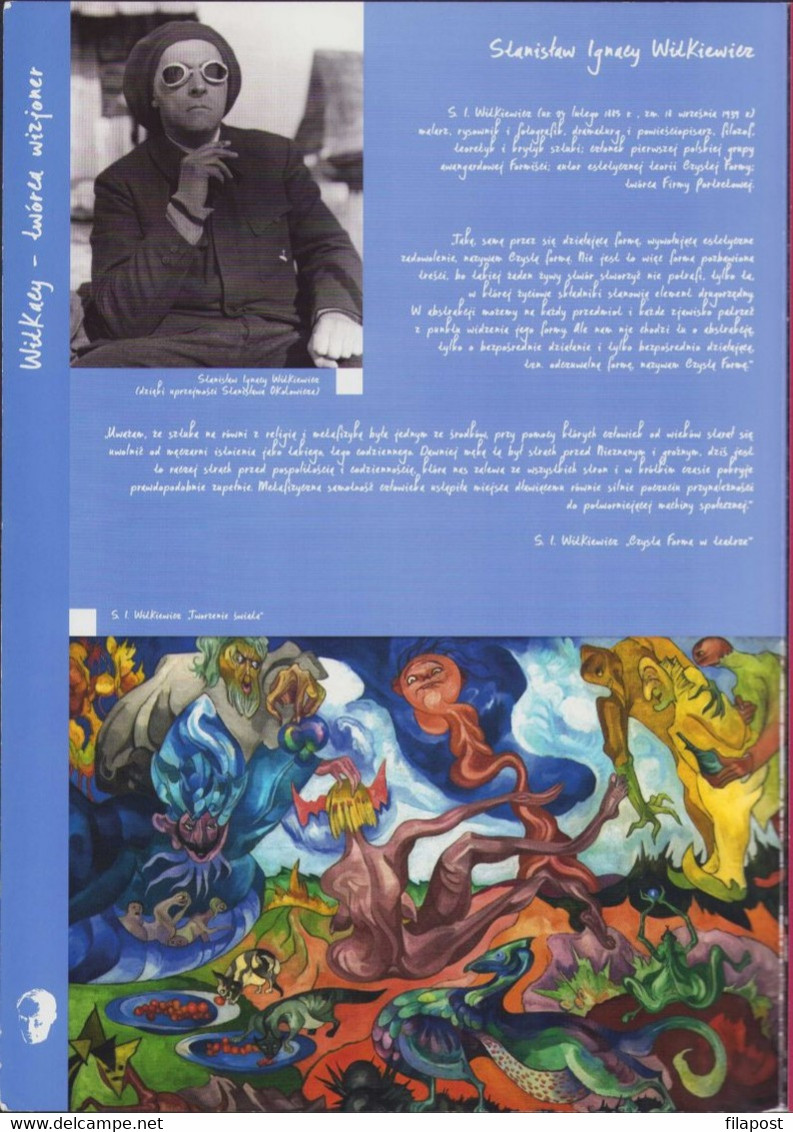 Poland 2015 Witkacy - Visionary Artist / Souvenir Booklet / Block + FDC MNH** FV - Booklets