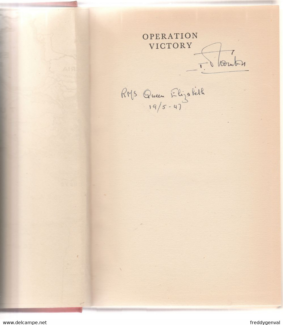 OPERATION VICTORY BY SIR FRANCIS DE GUINGAND - Guerra 1939-45