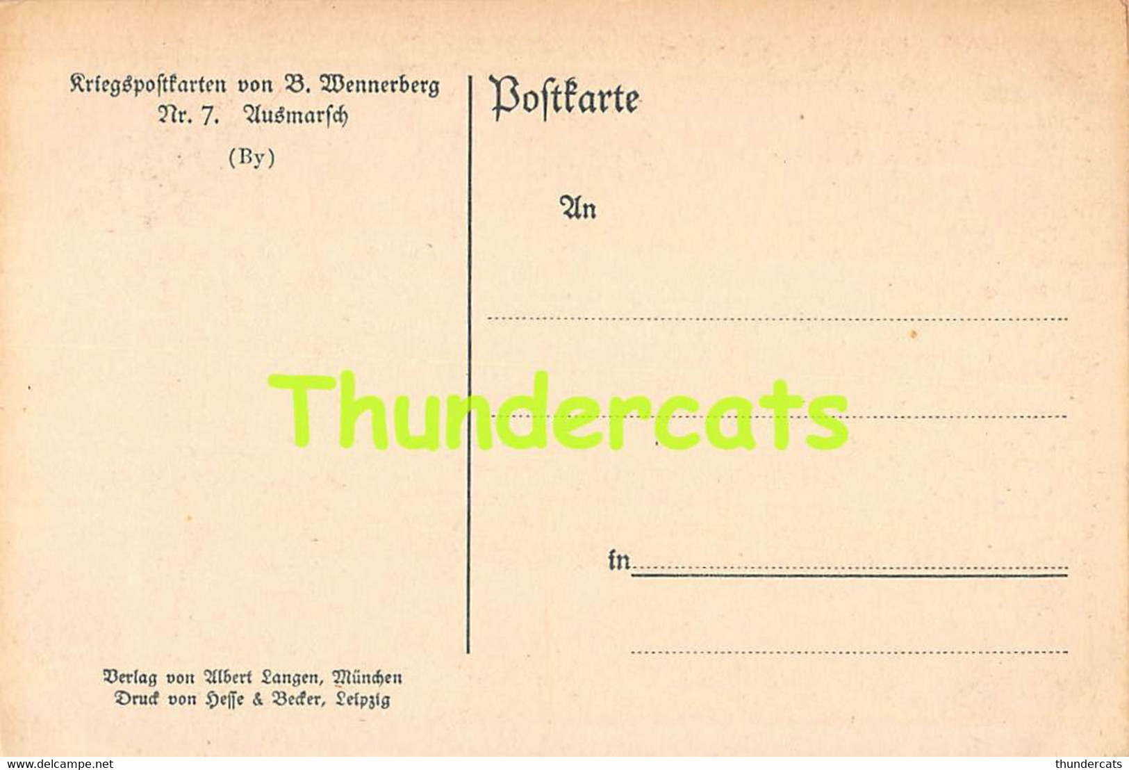 CPA ILLUSTRATEUR B WENNERBERG ARTIST SIGNED KRIEGSPOSTKARTEN - Wennerberg, B.