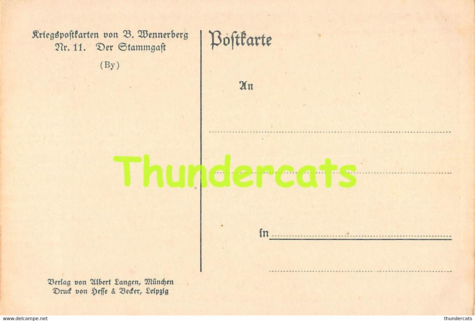 CPA ILLUSTRATEUR B WENNERBERG ARTIST SIGNED KRIEGSPOSTKARTEN - Wennerberg, B.