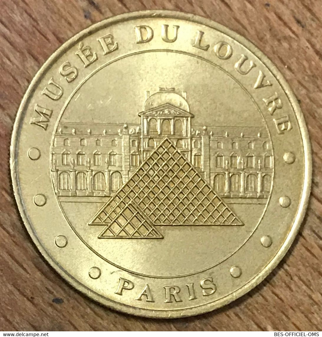 75001 PARIS MUSÉE DU LOUVRE MDP 2001 MÉDAILLE SOUVENIR MONNAIE DE PARIS JETON TOURISTIQUE MEDALS COINS TOKENS - 2001