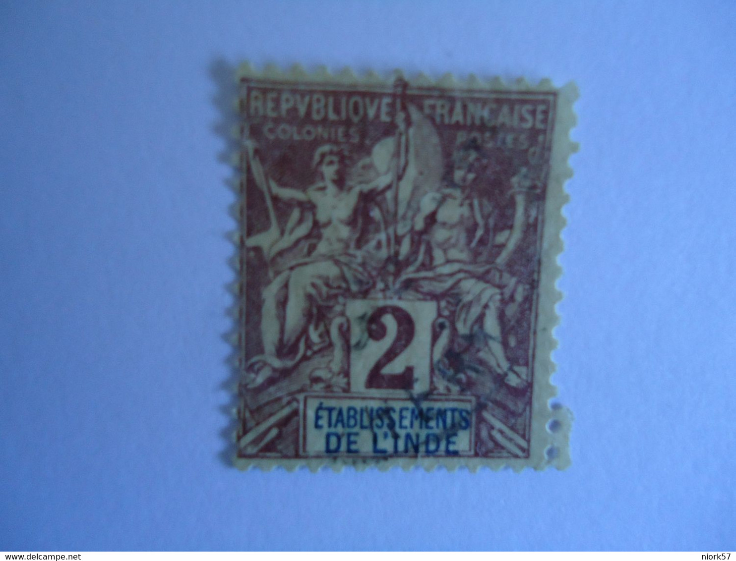 INDIA  FRANCE USED      STAMPS - Altri & Non Classificati