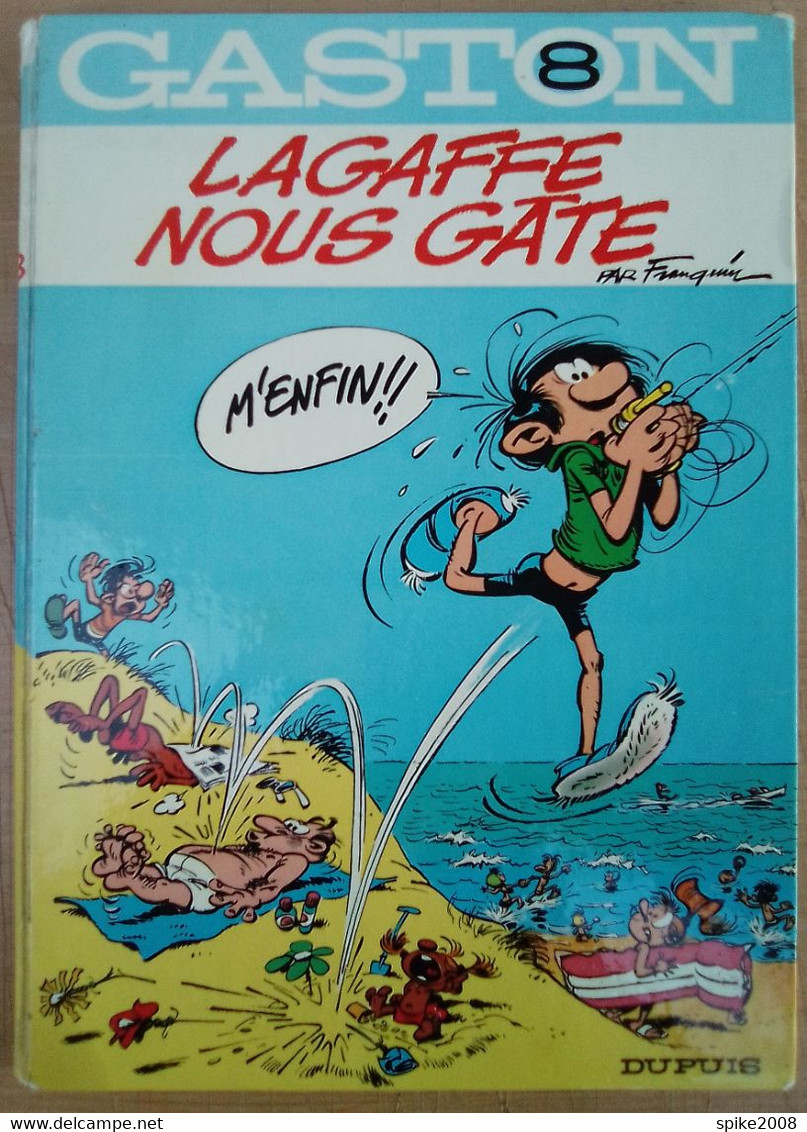 Ré-éd. Dos Rond 1971 GASTON LAGAFFE T8 LAGAFFE NOUS GATE Par FRANQUIN - Gaston