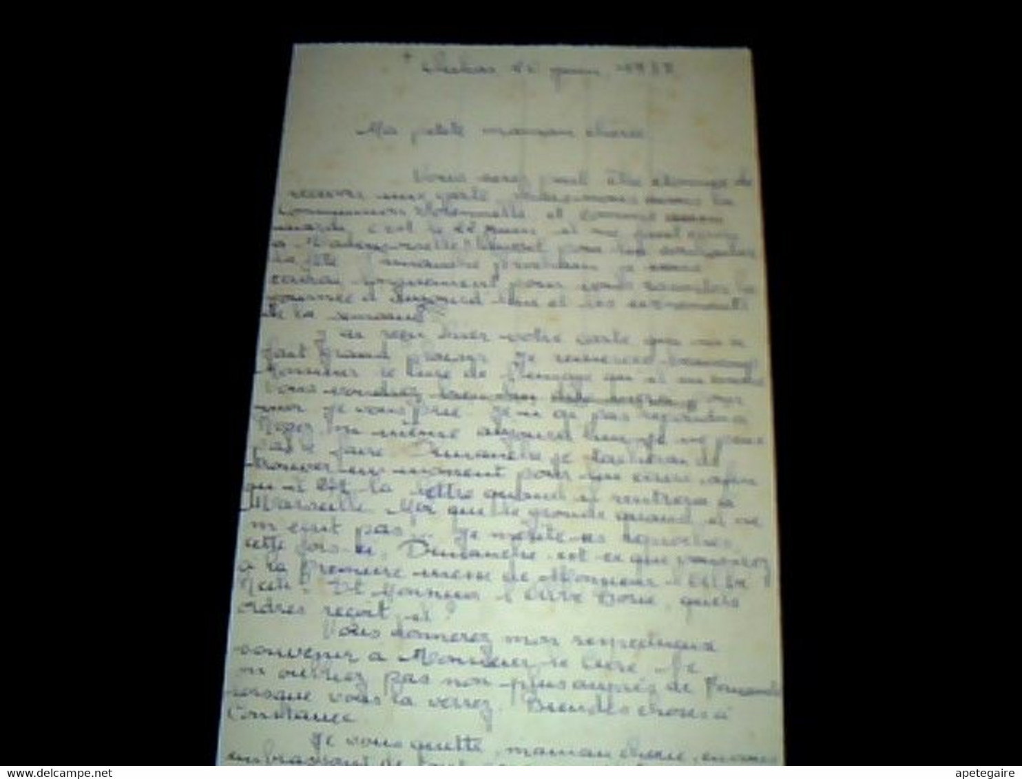 Cpa Tarn écrite Datée De 1937 Castelnau De Brassac Le Couvent D'Oulias La Chapelle Conventuelle - Brassac