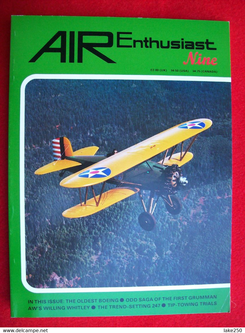 AIR ENTHUSIAST - N° 9 Del 1979 AEREI AVIAZIONE AVIATION AIRPLANES - Transportation