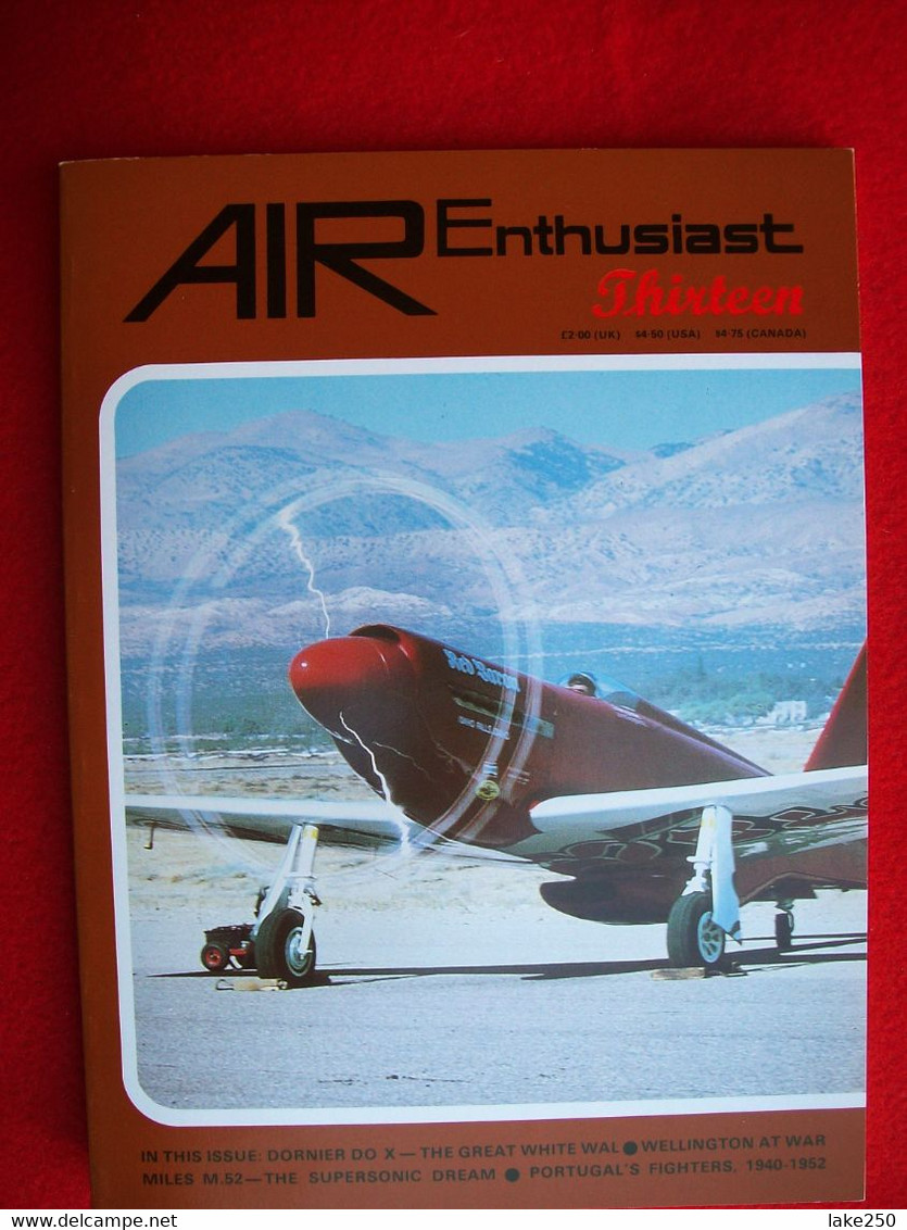 AIR ENTHUSIAST - N° 13 Del 1980 AEREI AVIAZIONE AVIATION AIRPLANES - Trasporti