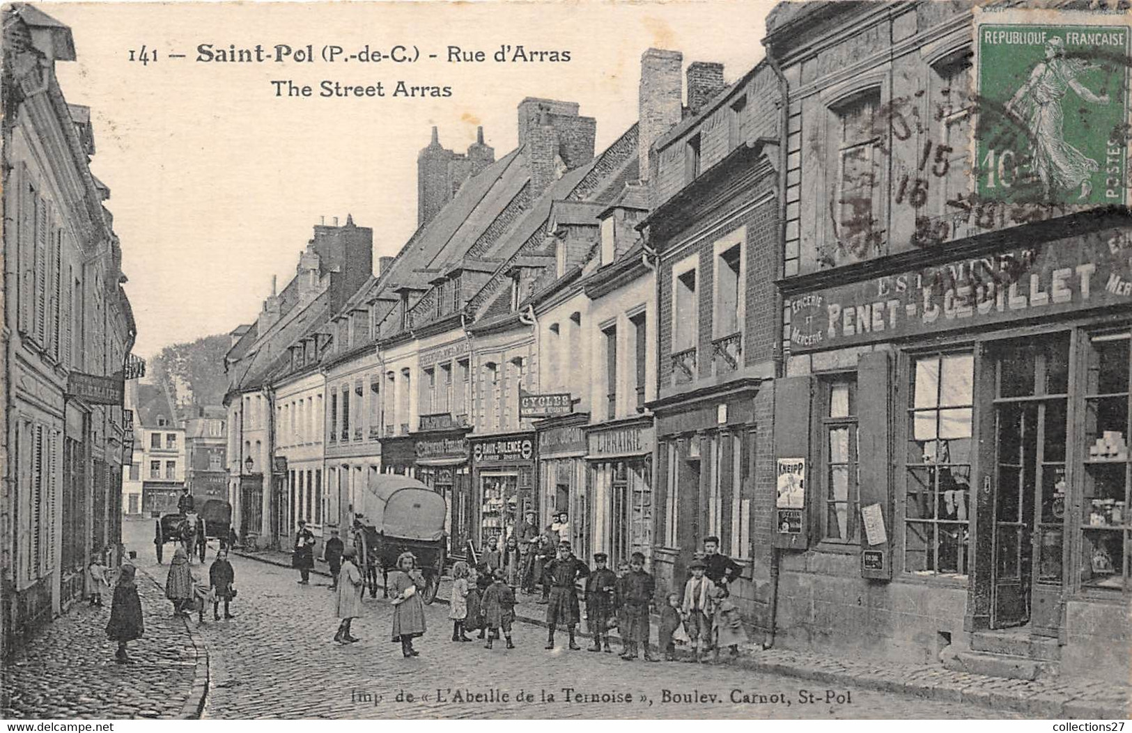 62-SAINT-POL- RUE D'ARRAS - Saint Pol Sur Ternoise