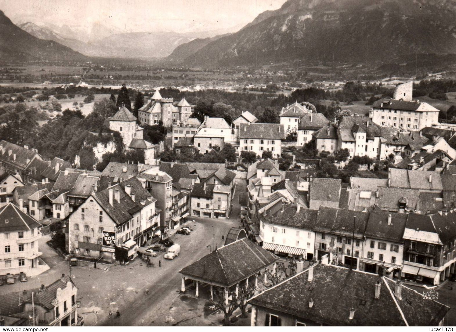 74 / EN AVION .....LA ROCHE SUR FORON / VUE GENERALE ET LA POINTE D ANDEZ / LAPIE 3 - La Roche-sur-Foron