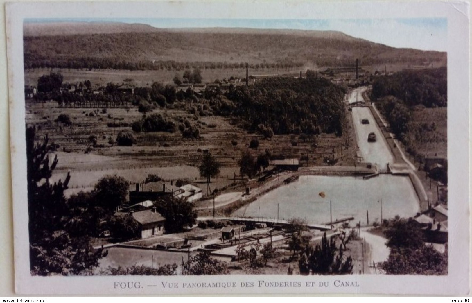 54 / Foug (Meurthe Et Moselle)  Vue Panoramique Des Fonderies Et Du Canal - Foug