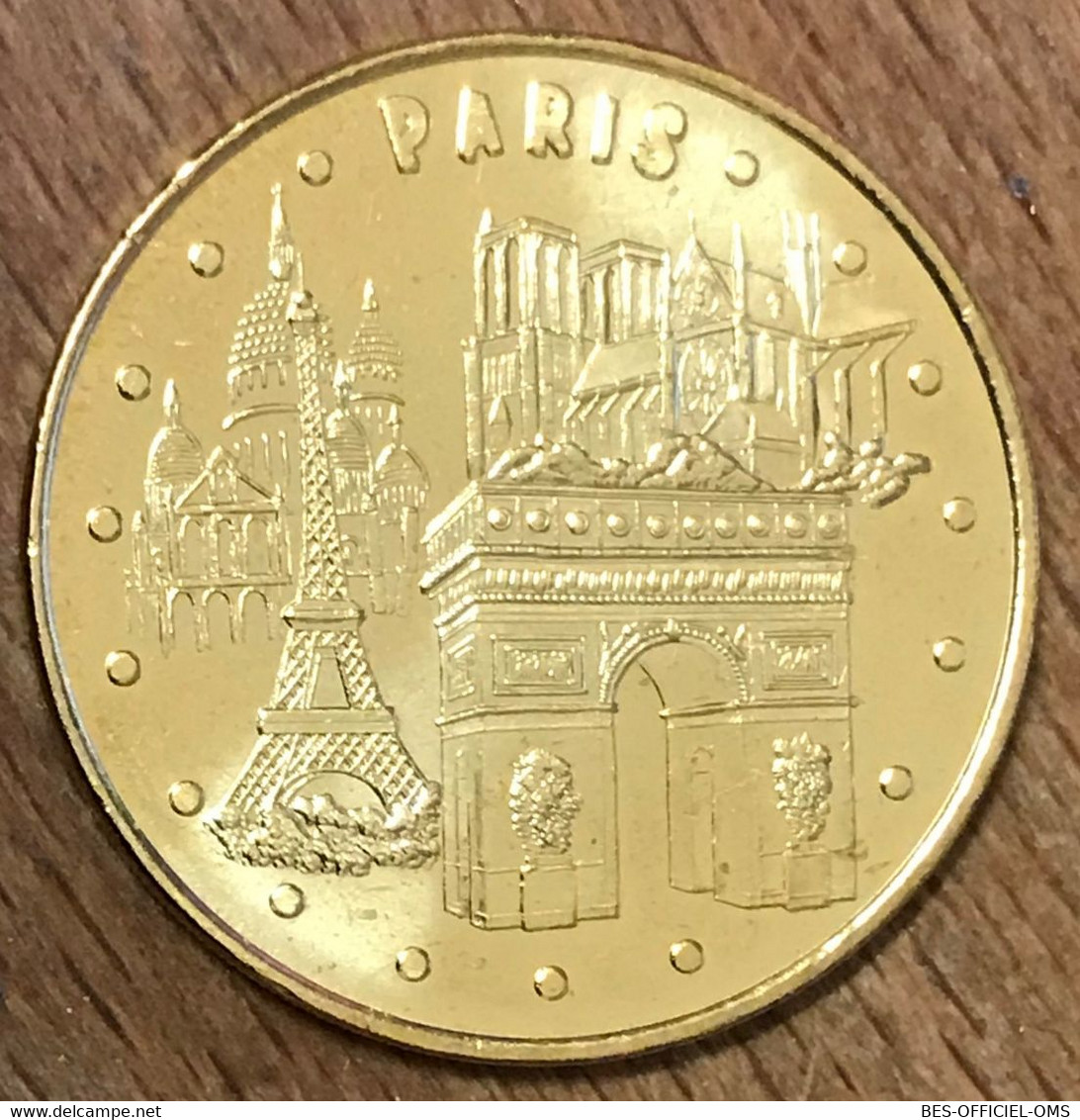 75001 PARIS 4 MONUMENTS 2015 MÉDAILLE TOURISTIQUE MONNAIE DE PARIS JETON TOURISTIQUE MEDALS COINS TOKENS - 2015