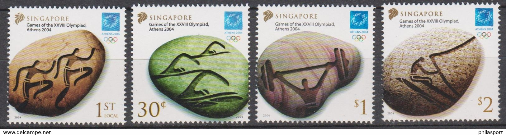 Singapour Singapore JO Athenes 2004  Perf ** MNH - Ete 2004: Athènes