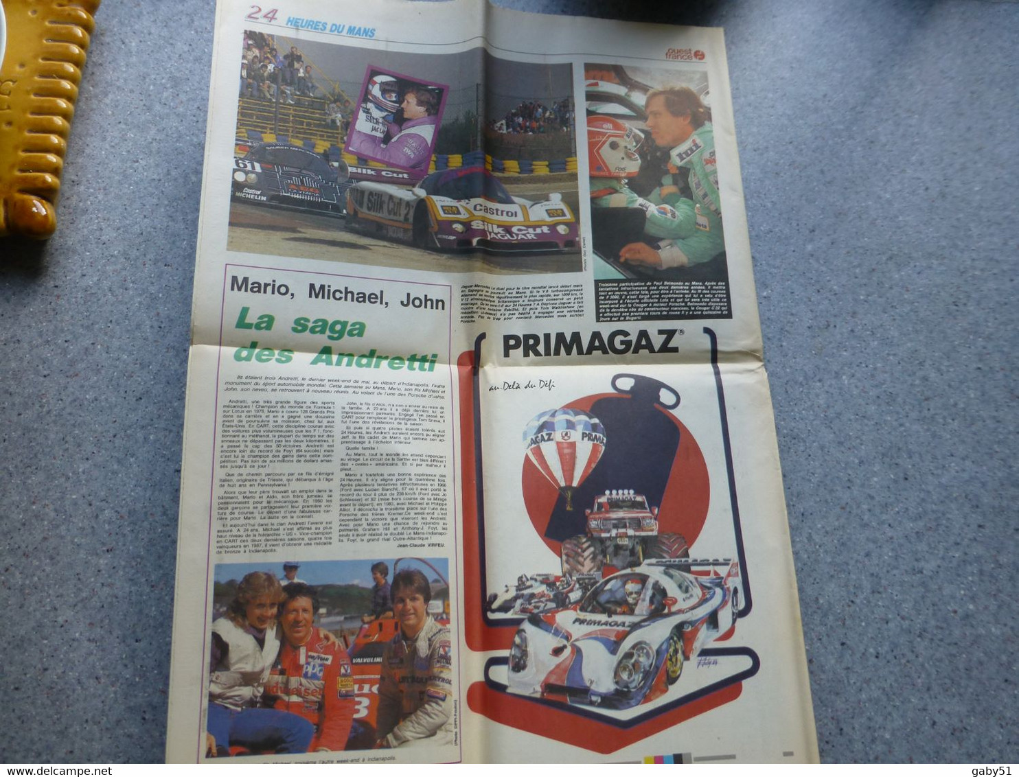 24 Heures Du MANS AUTO, Ouest France 2dit Spéciale 1988, Jaguar, Mercedes, Porsche ; Ref 2268 ; JL02 - 1950 à Nos Jours